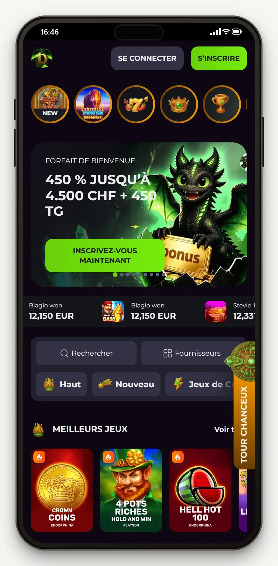 casino avec zimpler: Drakaris sur mobile
