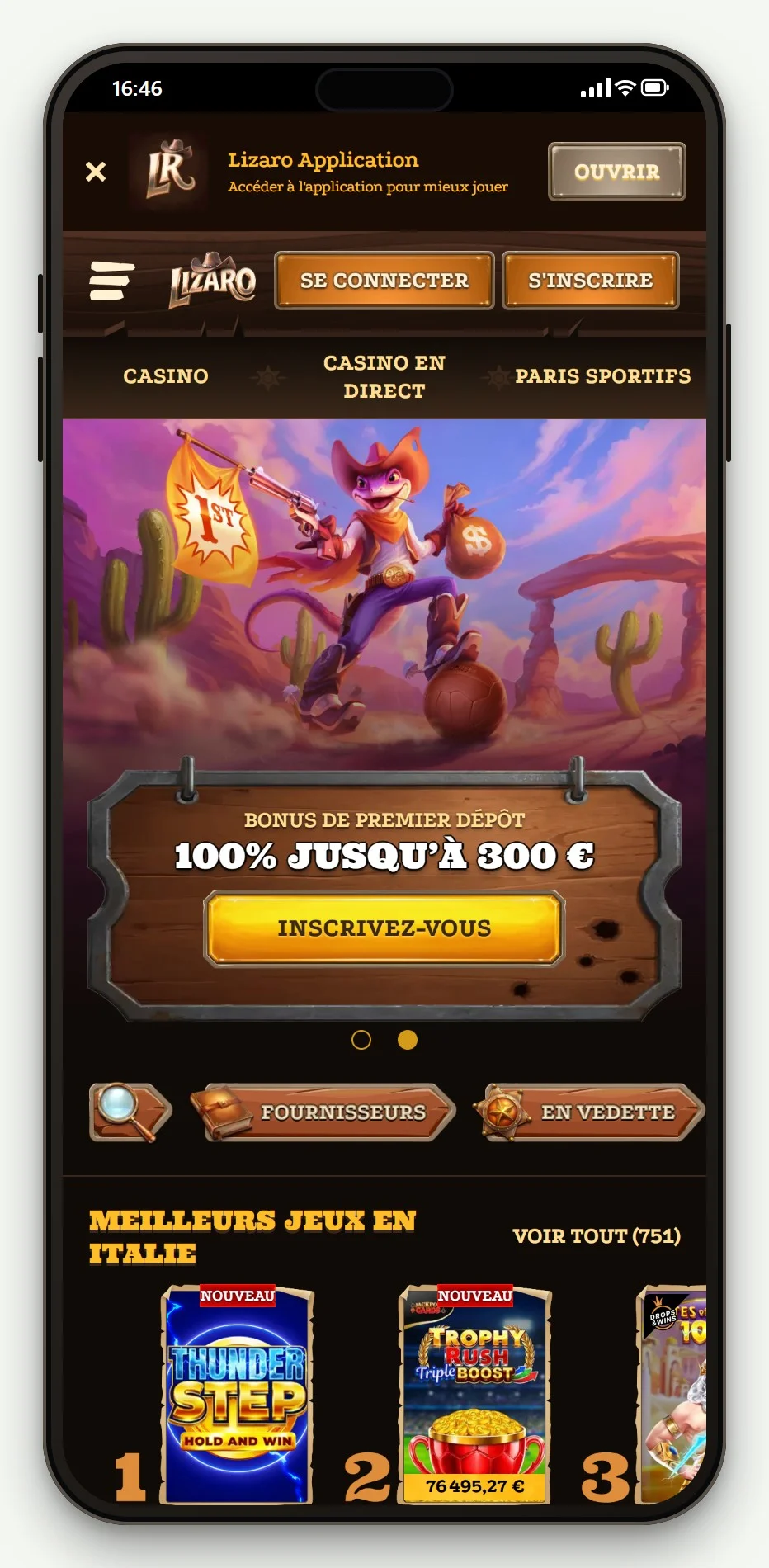casino qui accepte zimpler: Lizaro sur mobile